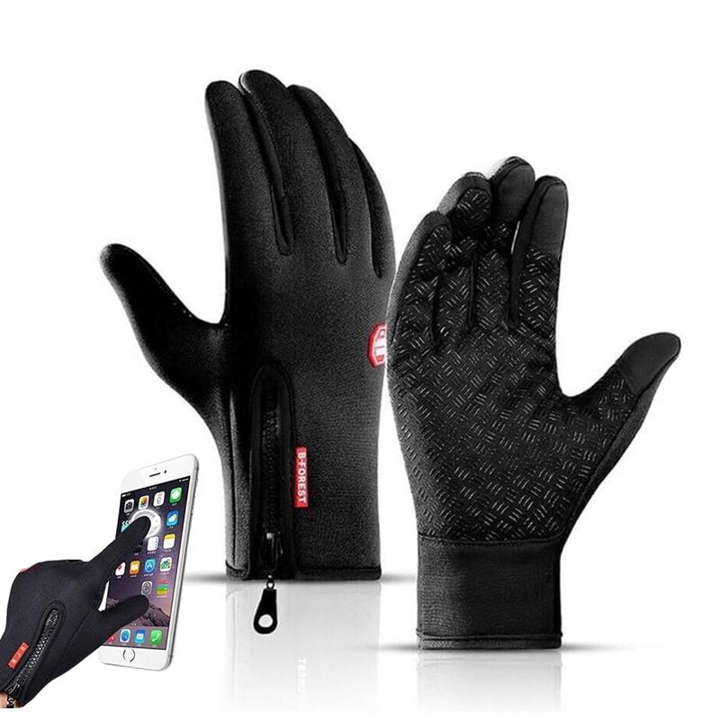 Unisex Winter Thermal Gloves for Men and Women Waterproof Windproof and Non-Slip Gloves Warm Touch Screen Gloves for Outdoor Running, Cycling, Driving