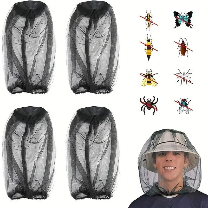 Outdoor Insect-proof Hat, 1 Count Breathable Mesh Hat with Wide Brim, Insect-proof Hat for Camping, Hiking, Fishing, Travel, Outdoor Sports