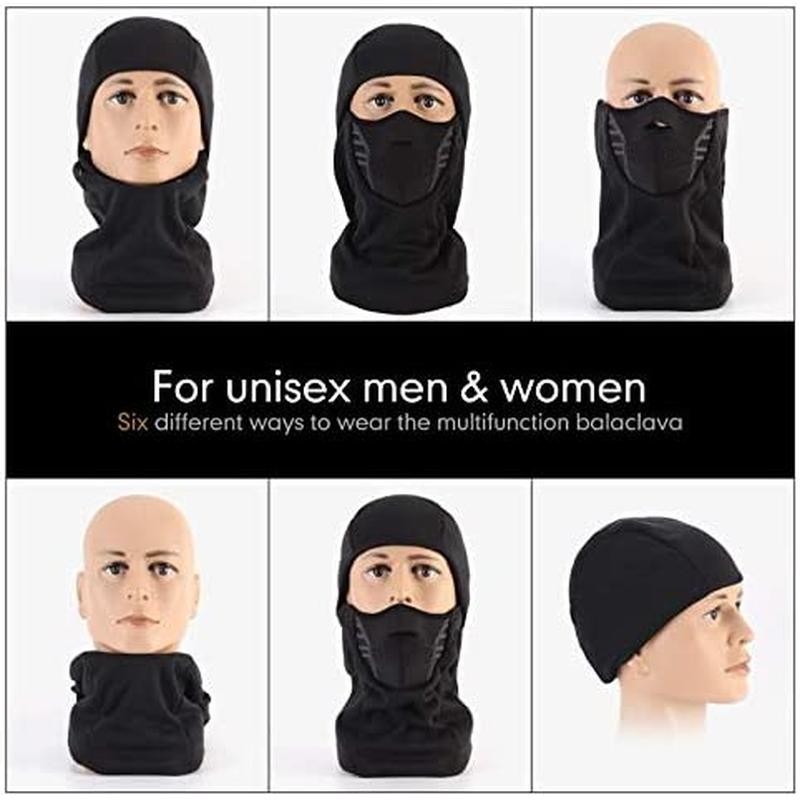 Winter Windproof Fleece Ski Mask Balaclava Headwear Motorcycle Thermal Face Mask Bandanas x