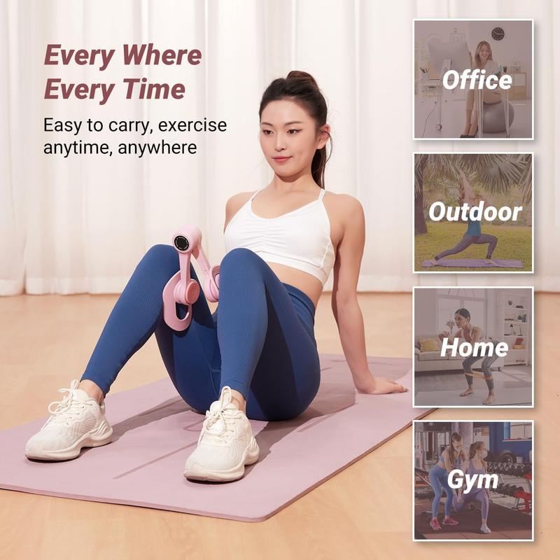 Thigh Master  Thigh Trainer Pelvic Floor Muscle Trainer Inner Thigh Exercise Workout Equipment Pilates for Home Pelvic Floor Strengthening Women