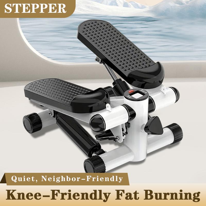 Mini Stepper for Exercise with band, Mini Stepper with 330lb loading capacity, Updated Mini Stepper