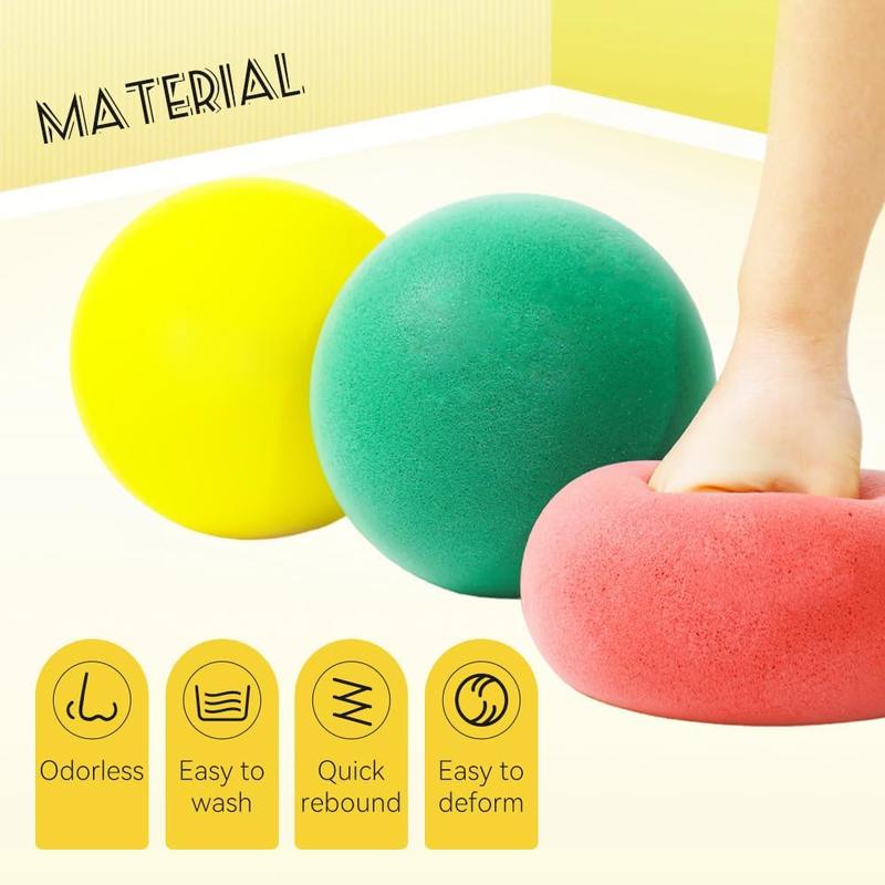 Silent Basketball, Upgrade Indoor Silent Foam Bouncing Basketball Foam Basketball Training Ball, Low Noise Quiet Basketball High-Density Foam Ball for Various Indoor Activities