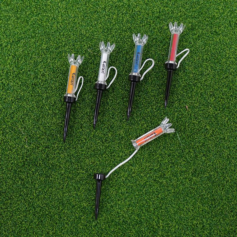 Durable Plastic Magnetic Golf Tee Set with 360 degree Bounce, Golf Accessories, Golf Gifts for Him.