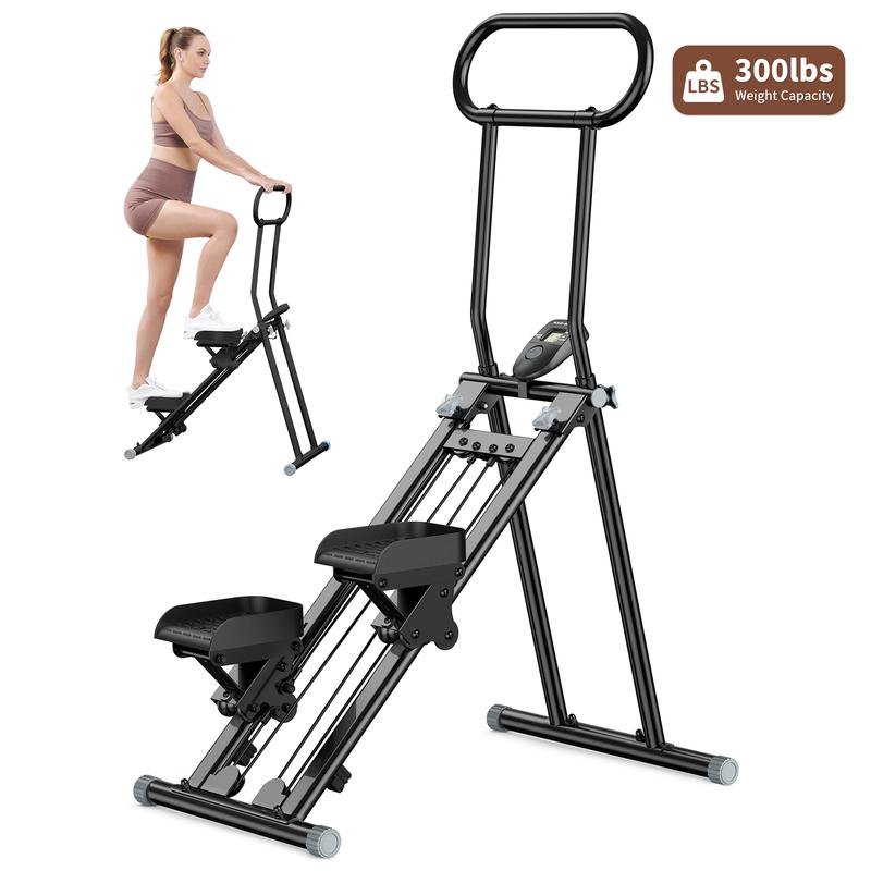 HXD-ERGo Stalr Stepper Machine TorFUll-Body Workout with LcD Display, 300LBS Capacity，Adjustable Handlebars and Pedals,Perfect for Home and OfnceWorkouts,Home Fitness Equlpmentfor Women&Men ciimber stepper