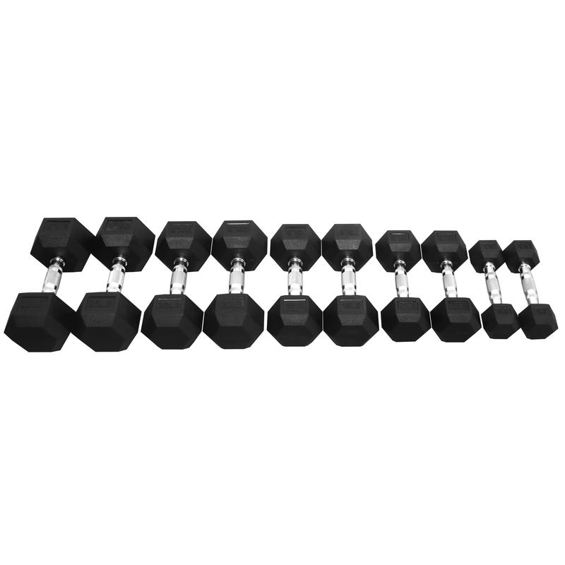 150 LB Dumbbell Set, Pair of 5, 10, 15, 20, 25 LBs, Multiple Packages