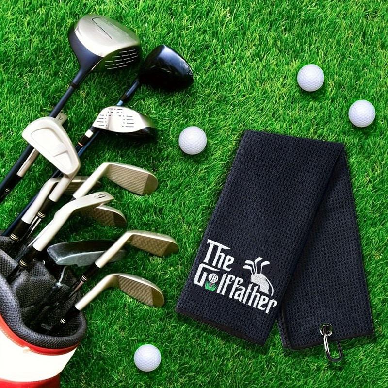 The Golf Father Golf Towel, 1 Count Embroidered Golf Towels for Golf Bags for Men & Women, Golf Accessories for Birthday Gift