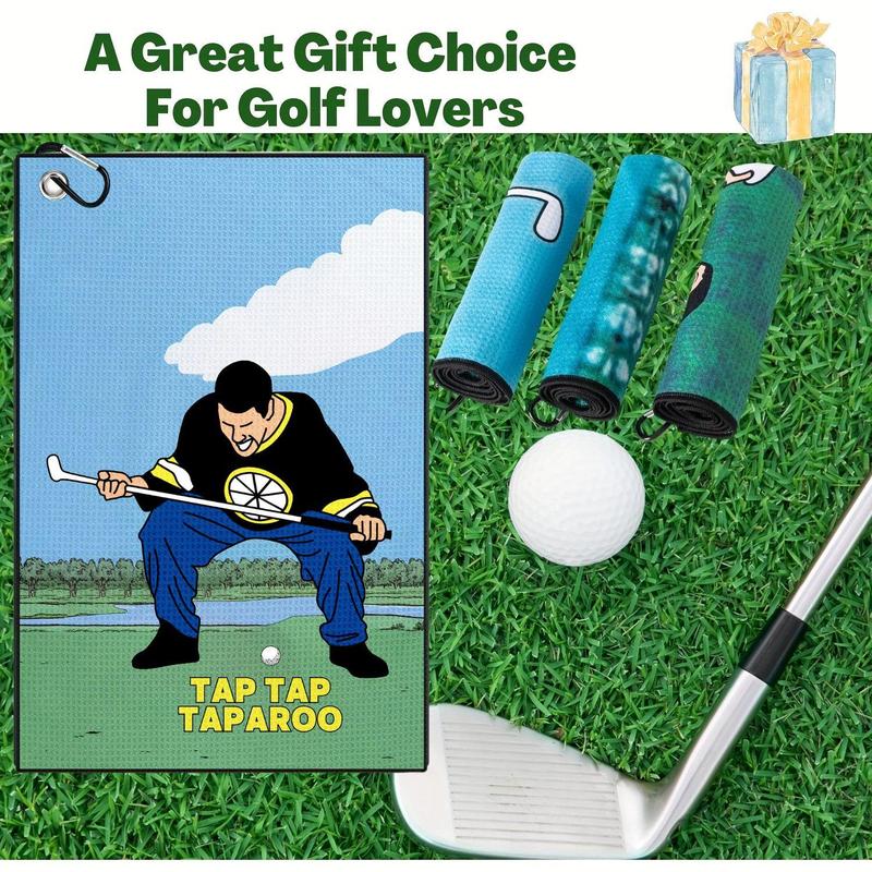 Golf Towel, Funny Golf Towel, Golf Accessories for Men & Women, Golf Club Cleaning Cloth, Golf Gear Cleaner, Gifts for Golf Enthusiasts