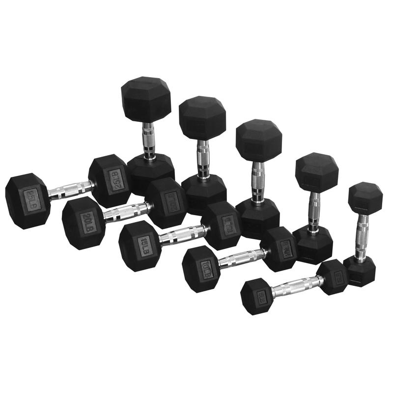 150 LB Dumbbell Set, Pair of 5, 10, 15, 20, 25 LBs, Multiple Packages