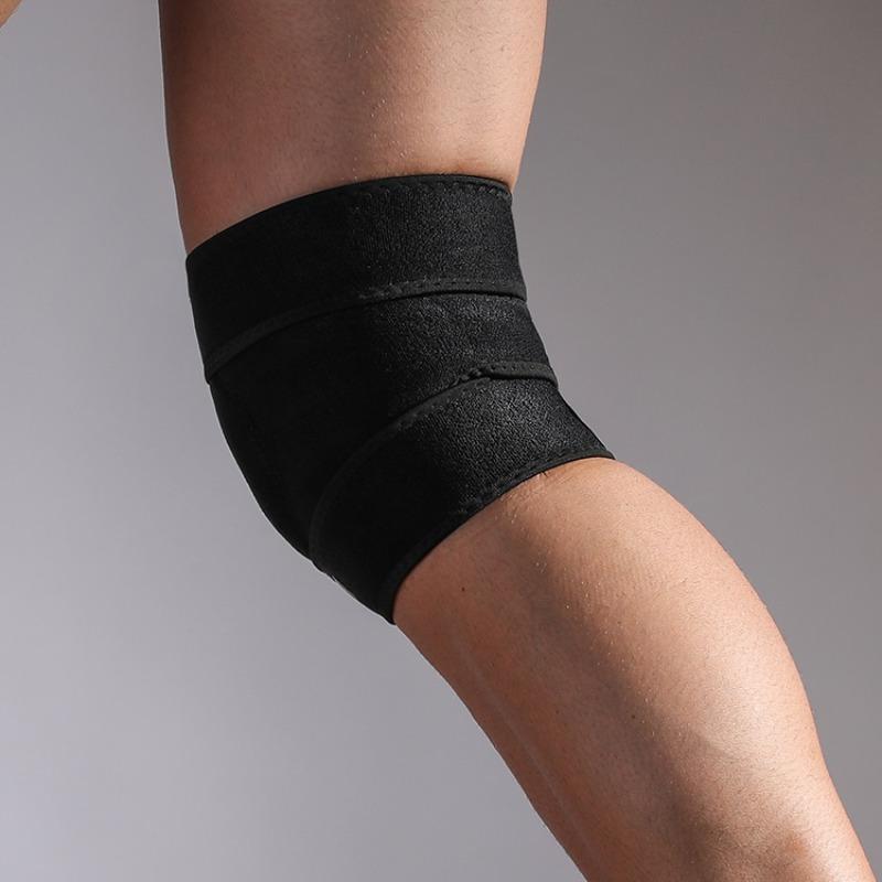 Knee Support Wrap, 1 Count Adjustable Unisex Sporty Knee Support, Arthritis Support for Knee, Protective Gear, Gym Accessories, Gym Gear, Christmas Gift