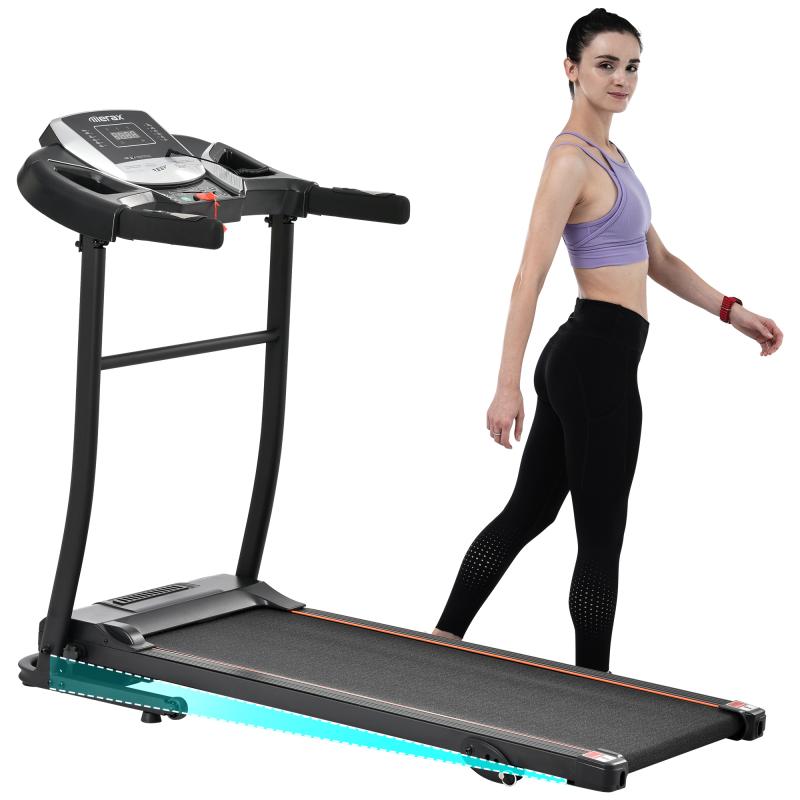 [Bellemave] Folding Treadmill Electric Running Machine 2.5HP Motor 300LBS Weight Capacity Walking Jogging Machine with 3 Level Incline 12 Preset Programs for Home Gym