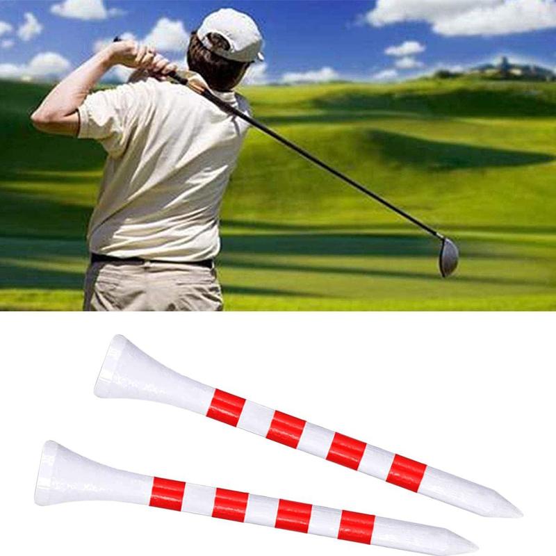 Golf Tee, 20pcs set 4 Corner Plastic Spike Plastic Seat, Golf Club Bag Accessories for Outdoor Sports