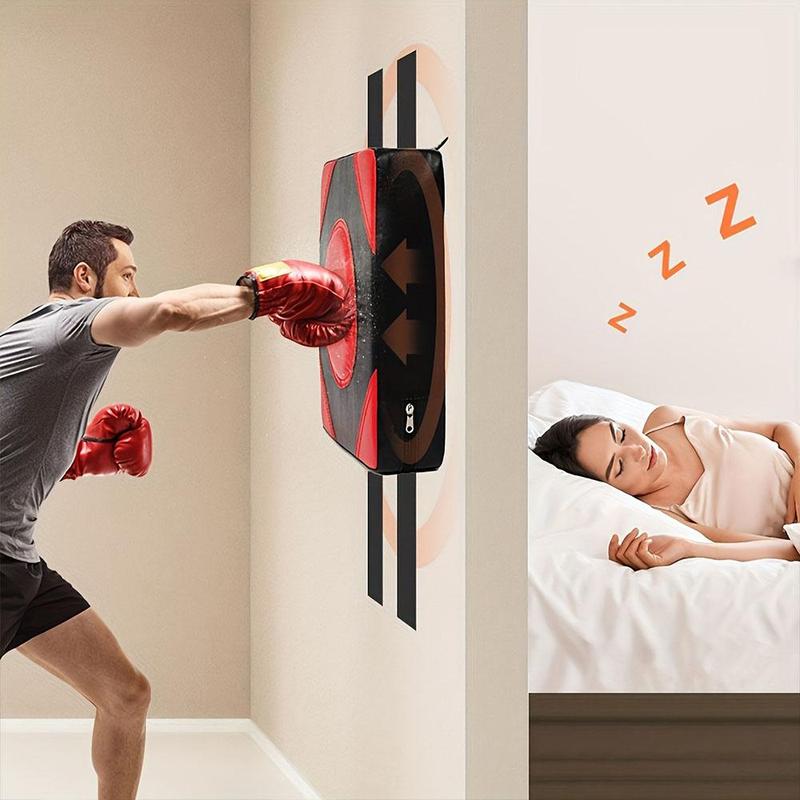 Wall Mounted Boxing Target, Punching Bag with Rope, Boxing Training Equipment for Home Gym