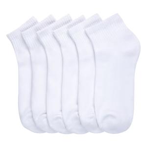 12 Pairs Unisex Cushion Ankle Cotton Blend Socks Low Cut Athletic Sports Workout Running Socks Comfort Cozy Sweat-absorbing Anti-Slip Comfy LOW CUT ANKLE SOCKS Value Pack sports socks