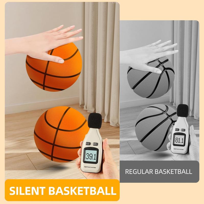 Silent Basketball Mini Basketball Indoor Basketball for Kids Small Basketball Dribbling Indoor (Blue, Size 5)