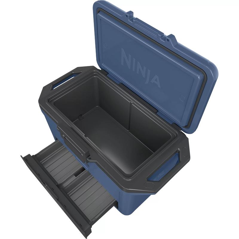 50 Qt. Ninja FrostVault Cooler with Dry & Cold Storage Zone - Perfect for Longday Camping and Outdoor Adventures