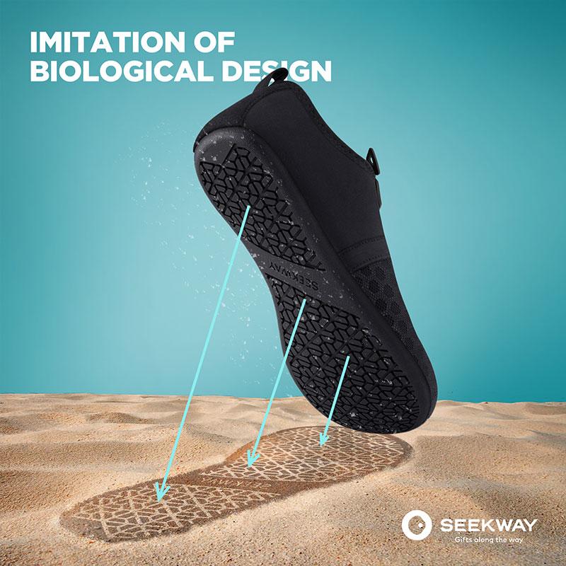 SEEKWAY Water Shoes Barefoot Aqua Socks Non Slip Quick-Dry for Beach Pool Swimming River Lake Women Men SK001 quick dry