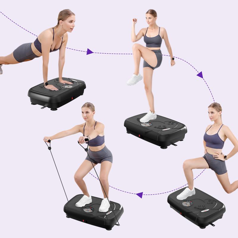 RELIFE REBUILD YOUR LIFE 2024 Vibration Plate Exercise Machine Whole Body Workout Vibration Fitness Plate for Home Fitness Lymphatic Drainage Machine