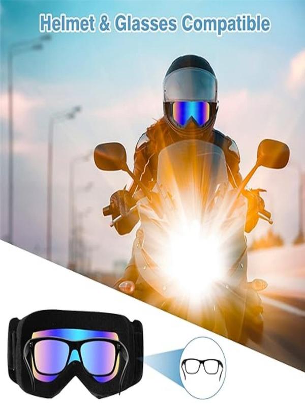 Off-road Vehicle Goggles, 2pcs set Motorcycle Goggles, ATV Goggles, Riding Goggles, Ski Goggles, Windproof Glasses, Racing Goggles, Sports Eyewear