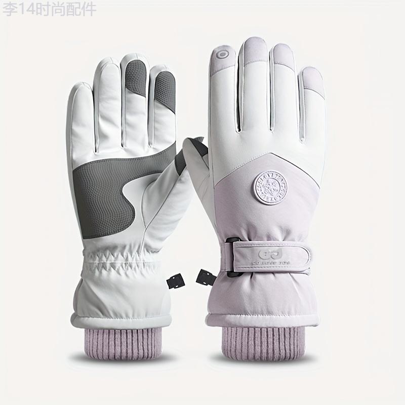 Thermal Winter Ski Gloves - Ultra-Thick Insulation, Adjustable Closure, Non-Slip, Touch Screen, Waterproof, Cold Proof - Perfect for Outdoor Winter Activities, Designed for Cold Winter Days