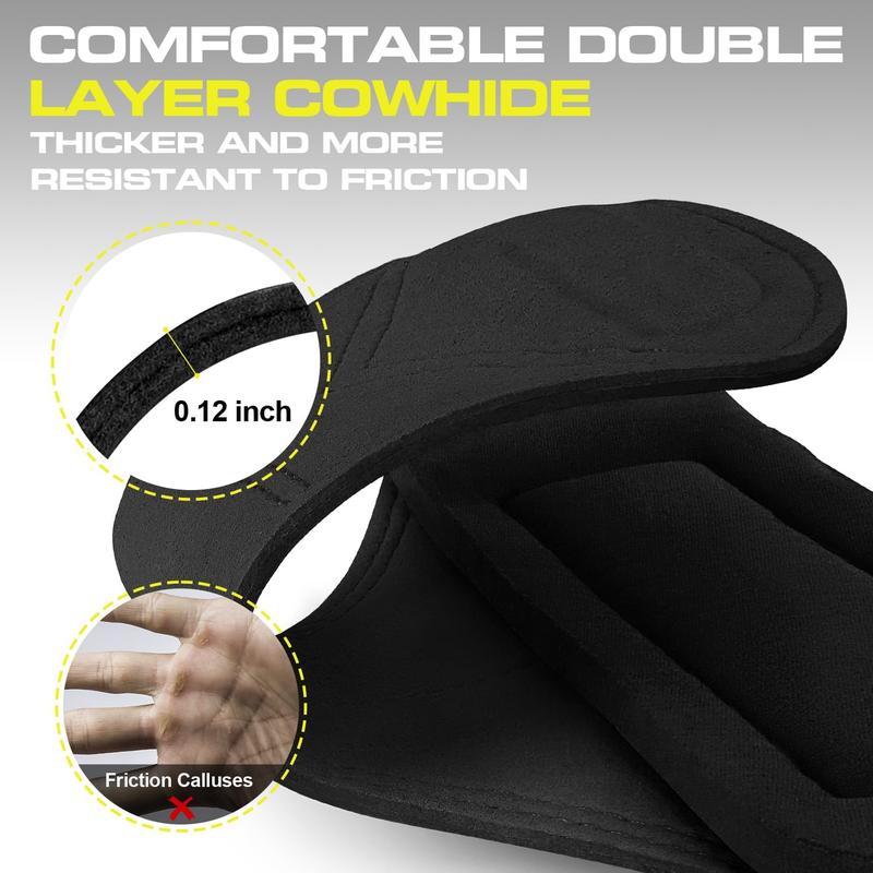 Lifting Straps, Weight Lifting Wrist Wraps for Weightlifting, Heavy Powerlifting, Deadlifts, Rows, Pull Ups, Adjustable Neoprene Padded Gym Workout Strength  Wrist Hooks for Men Women