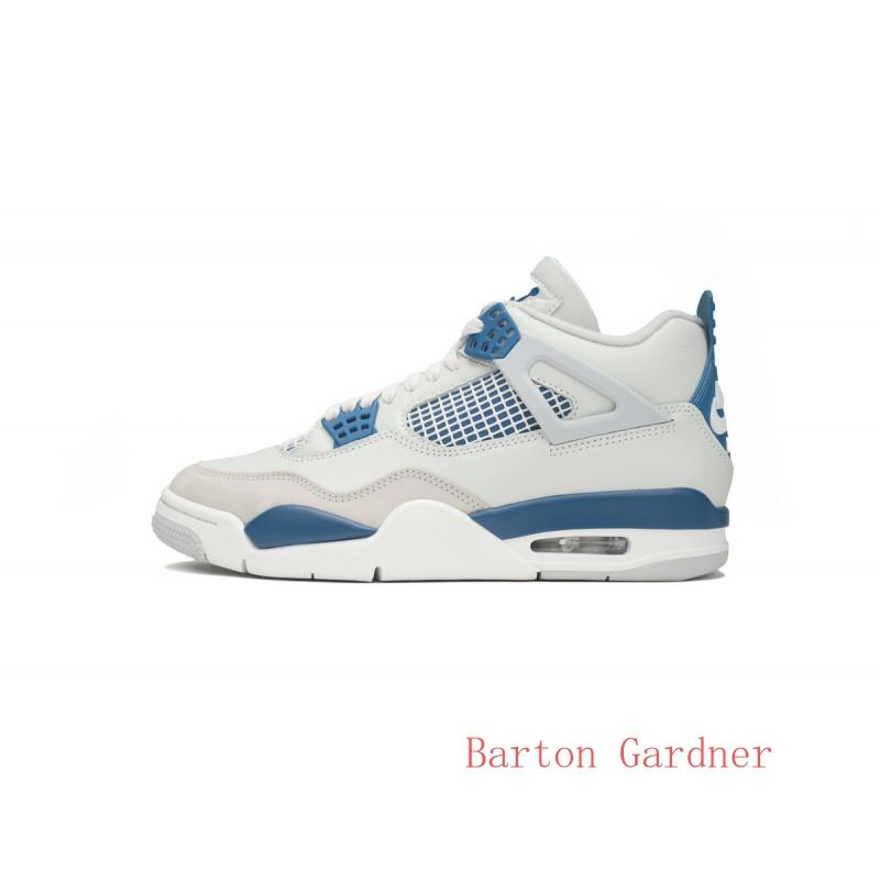 Jordan 4 Winter Explosive Military Blue Retro Fashion Anti slip Cushioning Trendy Versatile Basketball Shoes Hot-selling item Best-selling hit