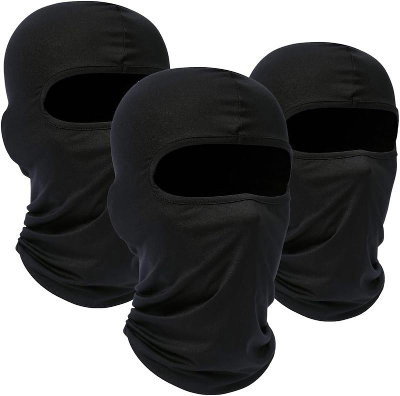 3 count Balaclava Face Mask of Men - Breathable Ski Mask, Soft Elastic Fit & Perfect for Outdoor Activities!