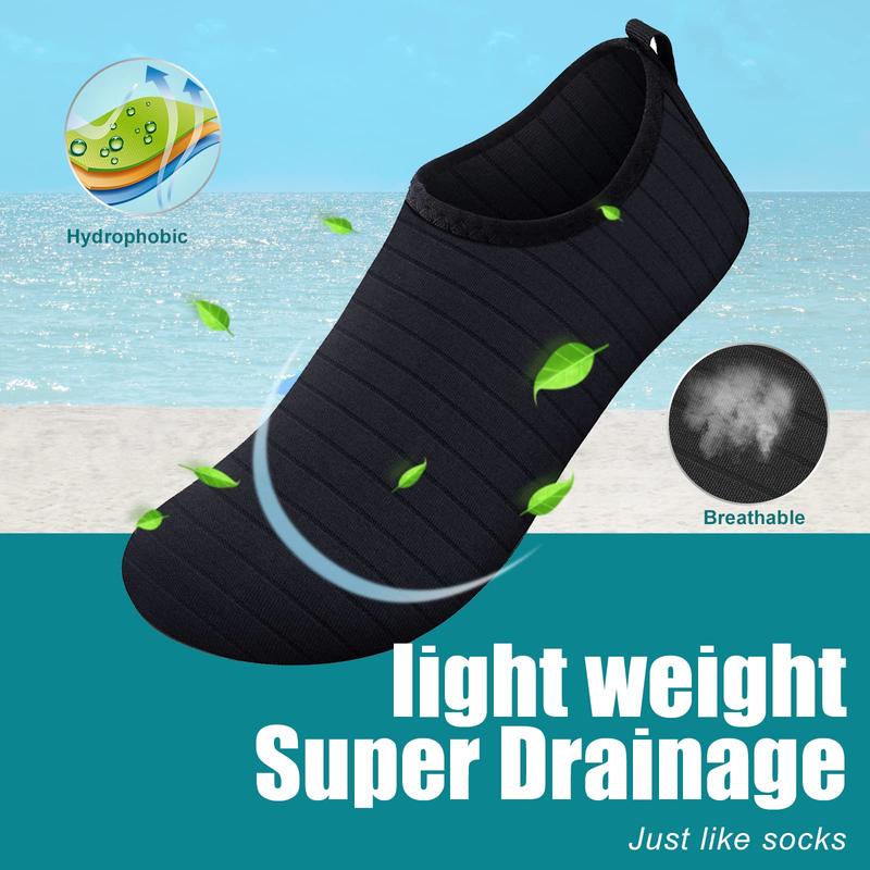 Men's and women's water shoes quick-drying water socks barefoot slip-on suitable for beach swimming, surfing, yoga and exercise