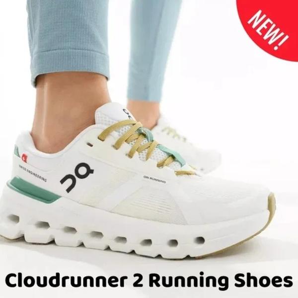 On Cloudrunner 2 Running Shoes Dlg Undyed On Green For Women!