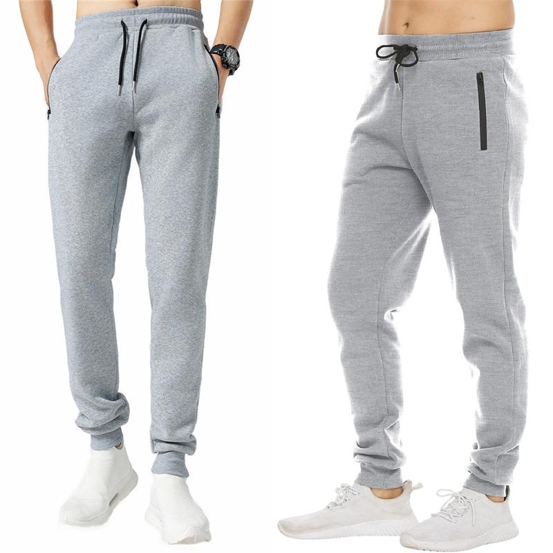 Womens 3 Pack Fleece Sports Workout Jogging Pants Zipper Pockets and Drawstring Sweatpants