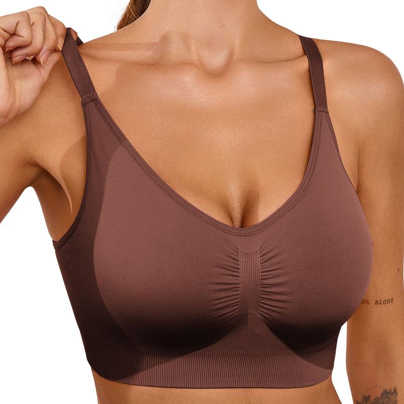 Women's Adjustable Wireless Breathable Bra No Underwire Wireless Sculpt Bra Comfort Sports Bra Everyday