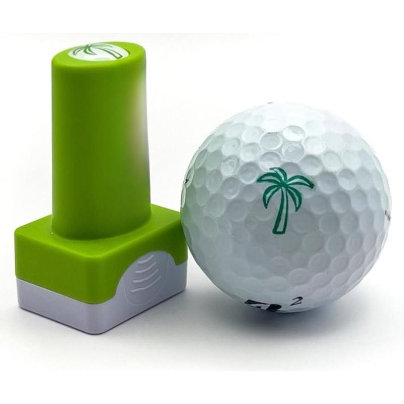 Self-Inking Golf Ball  | Chic & Fun Golf Ball Stamper | Fast-Drying,  Golf Ball Marker  | Reusable Golf Accessories for Women | Golfer Gifts | Golf Gadgets