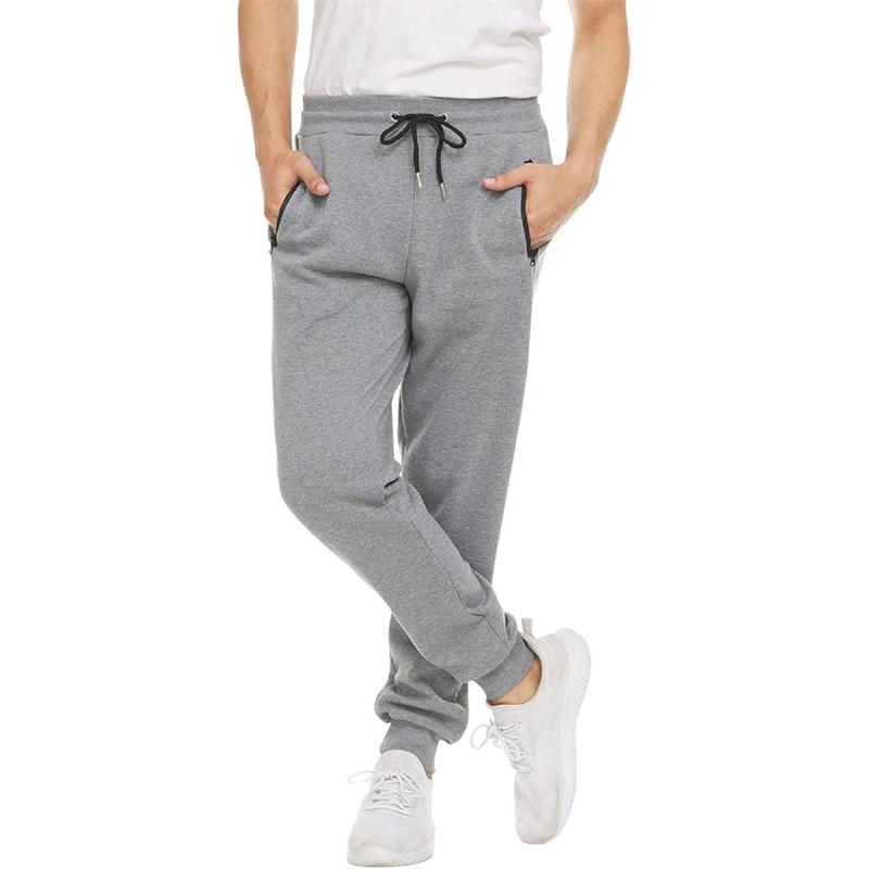 Womens 3 Pack Fleece Sports Workout Jogging Pants Zipper Pockets and Drawstring Sweatpants