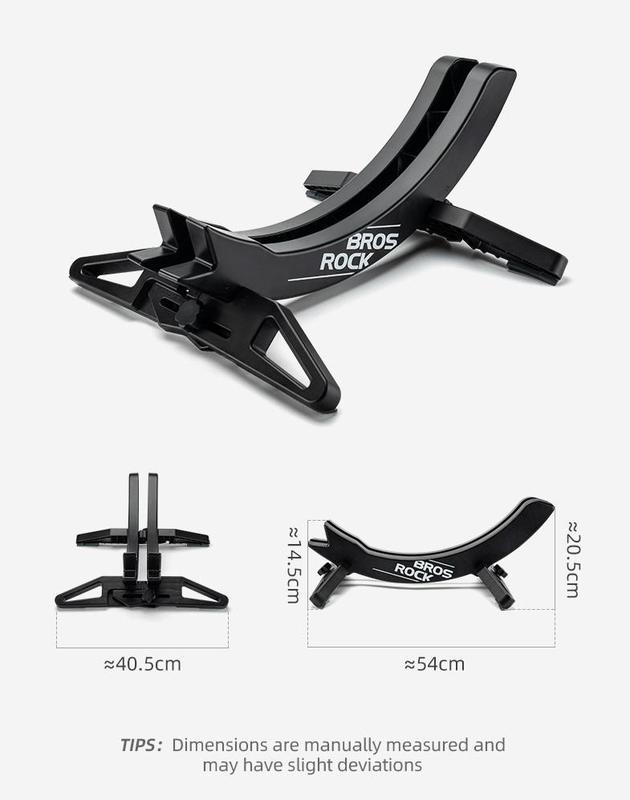 ROCKBROS Bike Floor Stand Adjustable for All 2.6-8cm(1.02’’-3.15’’) Width Bike Tires