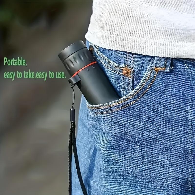 2000x25 Magnification Telescope, Portable Monocular Telescope for Outdoor Camping,  Traveling, Concerts, Fishing, Single Camping, Bike Tour, Luxury Camping, Boyfriend Birthday Gift, Unique Winter Gift, Christmas Gift