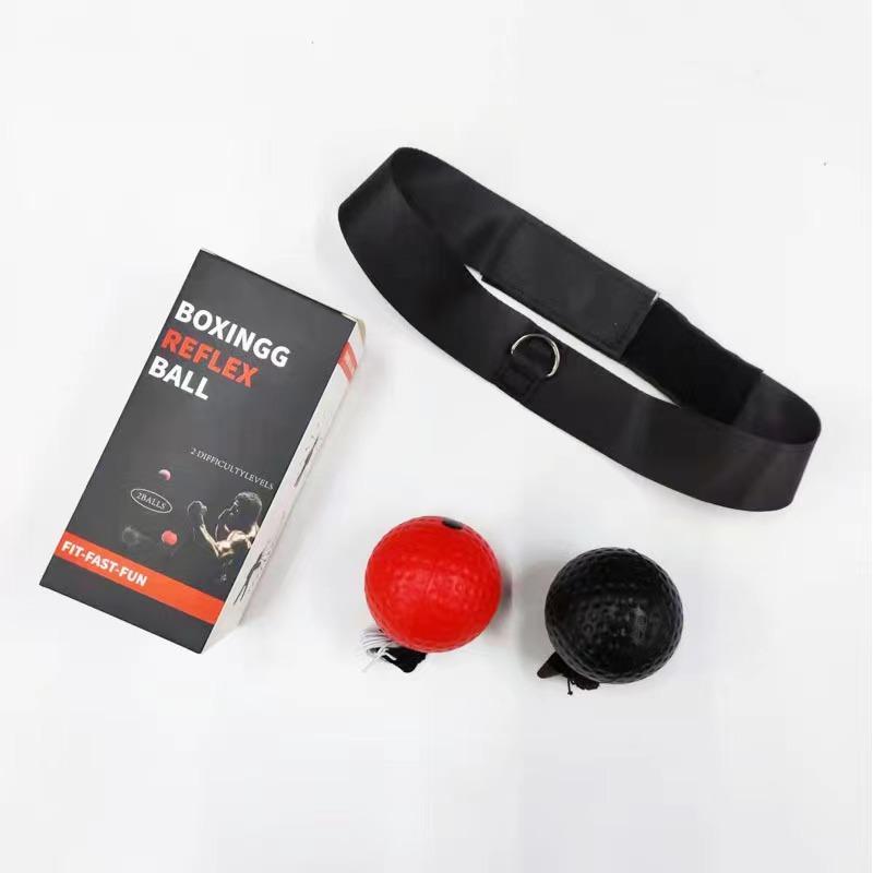 Boxing Reflex Ball Set, Including 2 Counts Difficulty Levels Ball & 1 Count Headband, Improve Reaction Speed and Hand Eye Coordination Training Boxing Equipment for Home, Christmas, Christmas Gift