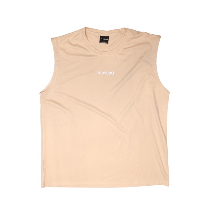 Training Tank Top - Sandy Beige