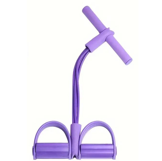 Multi Functional Training with Pedal Resistance Yoga Tube Tension Rope Elastic Sit up Tension Rope Waist Arm Leg Movement