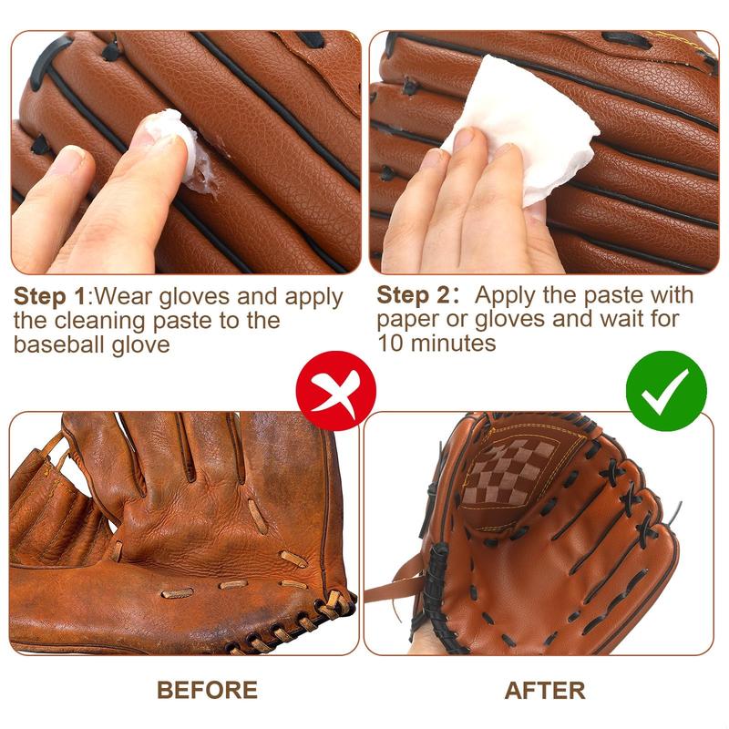 11 Pcs Baseball Glove Break in Kit Include Glove Mallet Wood Shaping Hammer Practice Ball 6 Locks 2 Wrap Band 1 Glove Conditioner for Youth Adult Softball Baseball Catchers Accessories