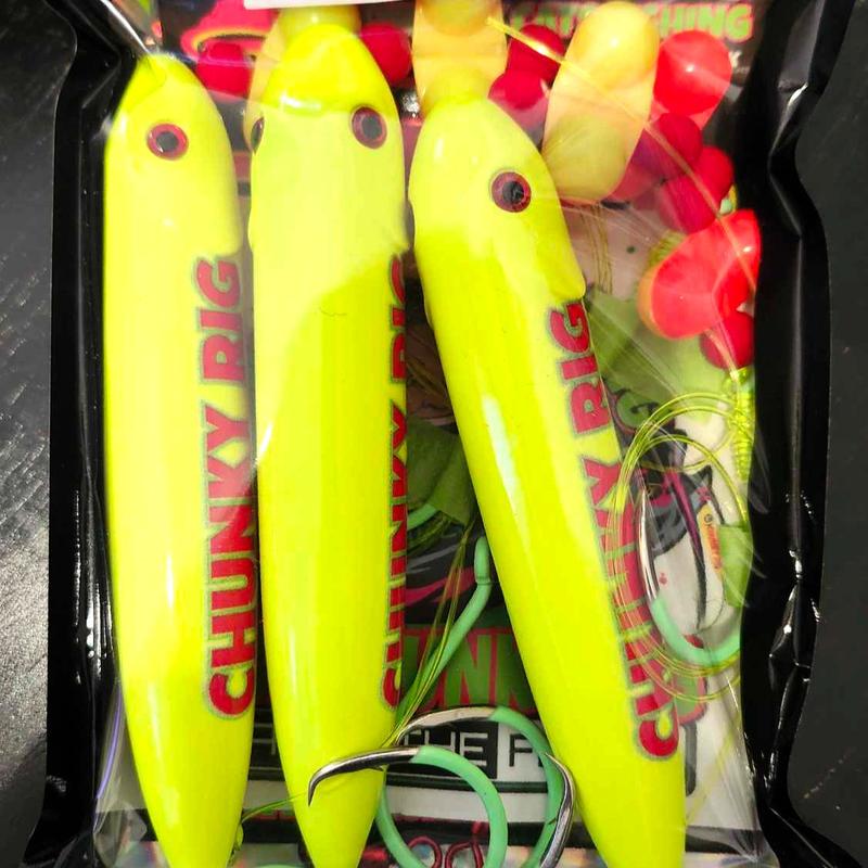 The Official Chunky Rig - 3 Pack - 8 0 glow hooks 