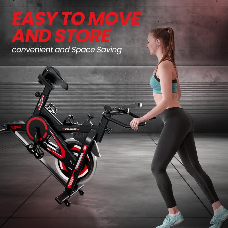 Exercise Bike-Indoor Cycling Bike Stationary Bike for Home Gym, Cycle Bike With Digital Display & Comfortable Seat Cushion