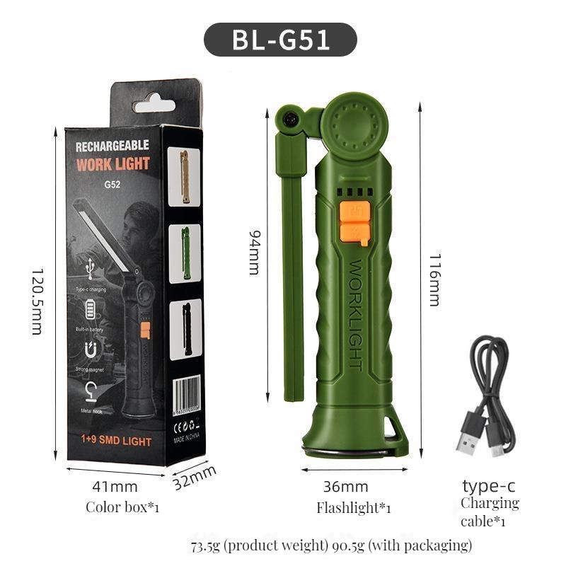 Multi functional outdoor strong light flashlight outdoor camping light