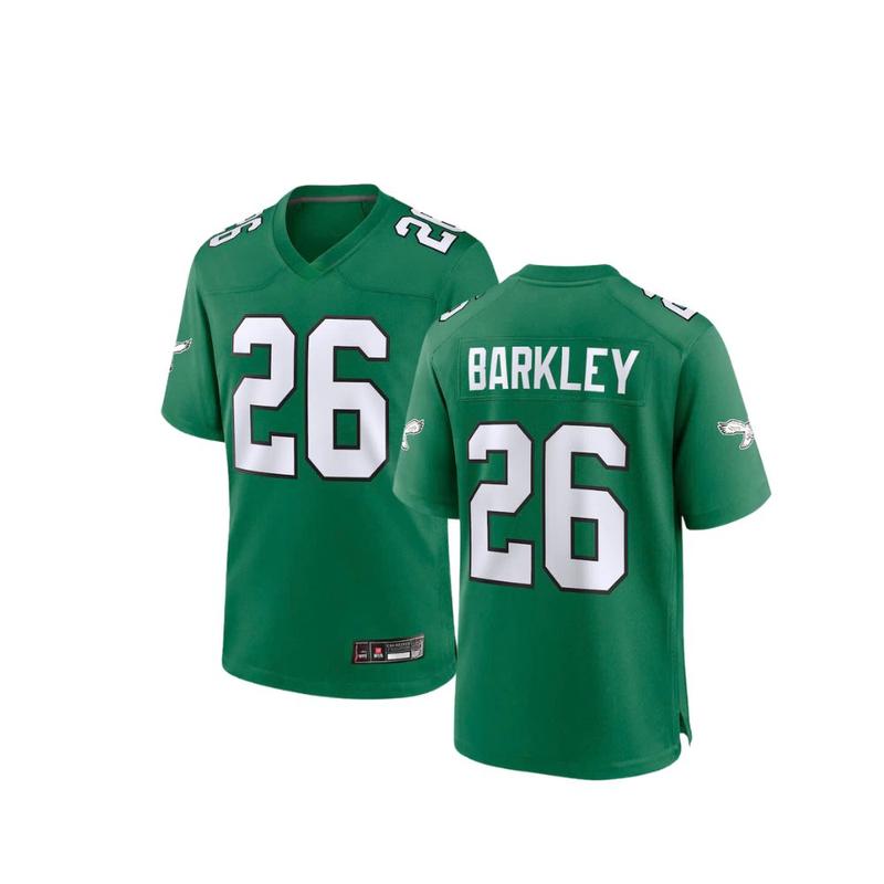 #26 Barkleyy Eagless  Jersey - Kelly Green - NFLL - sports jersey - fan jersey - Perfect gift for both men and women for all occasions Christmas Halloween New Year Sports - thoughtful, practical gift - Best price