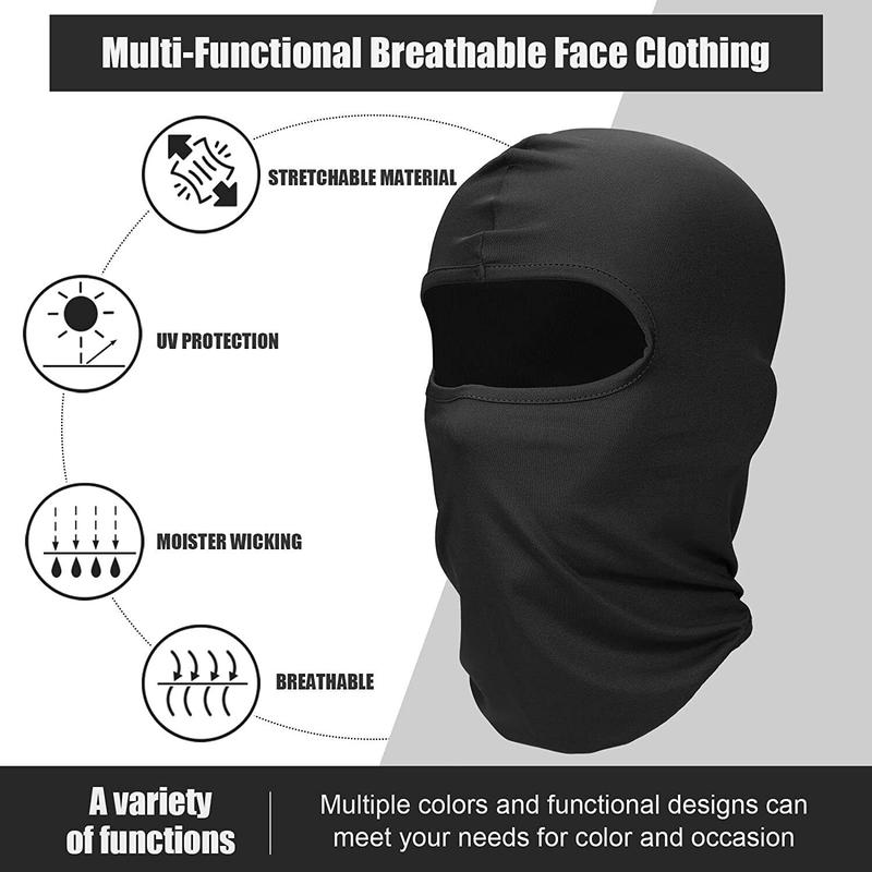 Balaclava Face Mask UV Protection Ski Sun Hood Tactical Thin Mask for Men Women