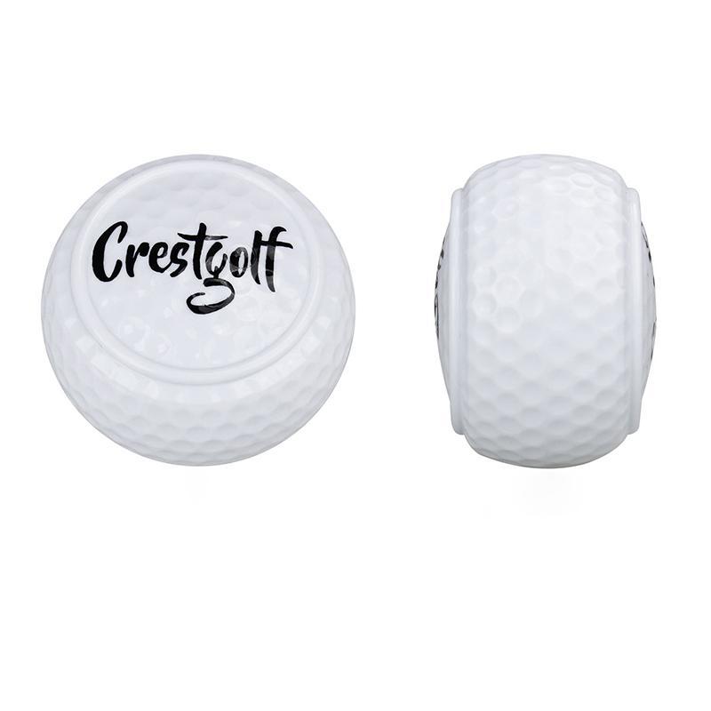 Wheel Shaped Golf Training Aid Ball for Improving Putting Skill, Golf Putting Accuracy Trainer with Instant Feedback