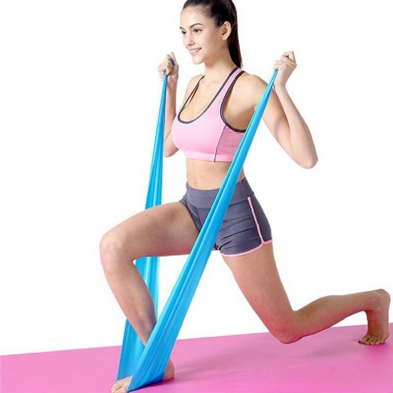 Resistance Band, 1 Count Elastic Exercise Band For Yoga & Pilate, Workout Strength Training Band For Home & Gym, Gymtok