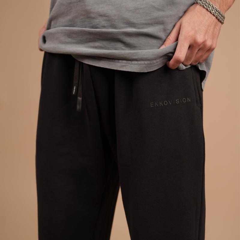 EKKO Terry Cotton Straight Leg Jogger