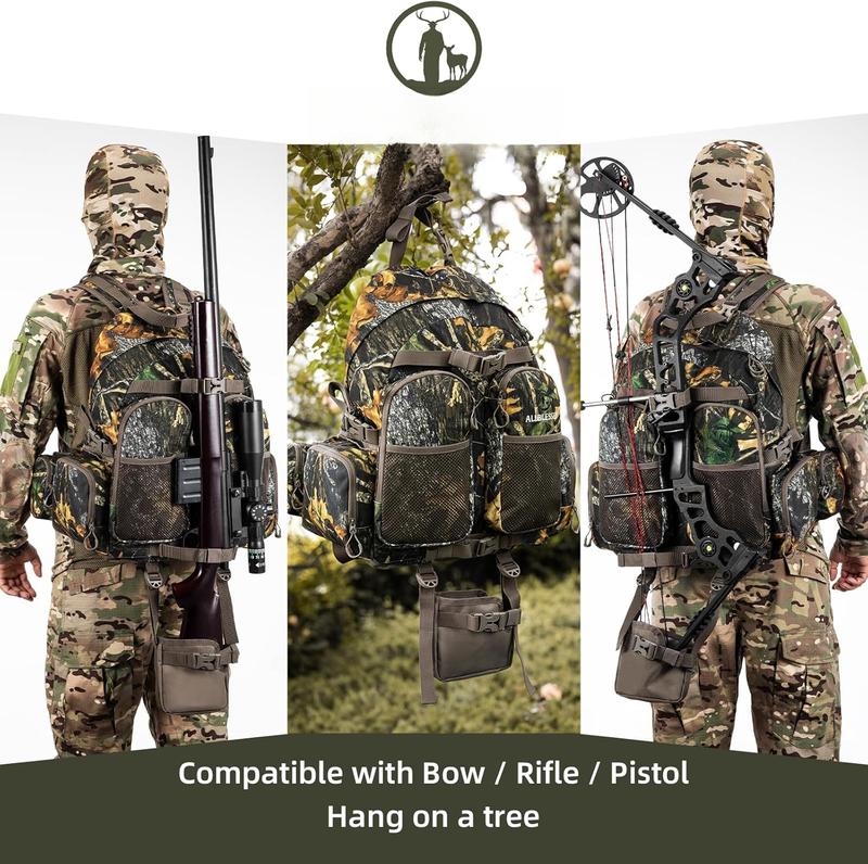 hunting backpack for men Waterproof Camo Hunting Pack Hunting gifts for men hunting gear Hunting Day Pack-BlessedLeaf-35L