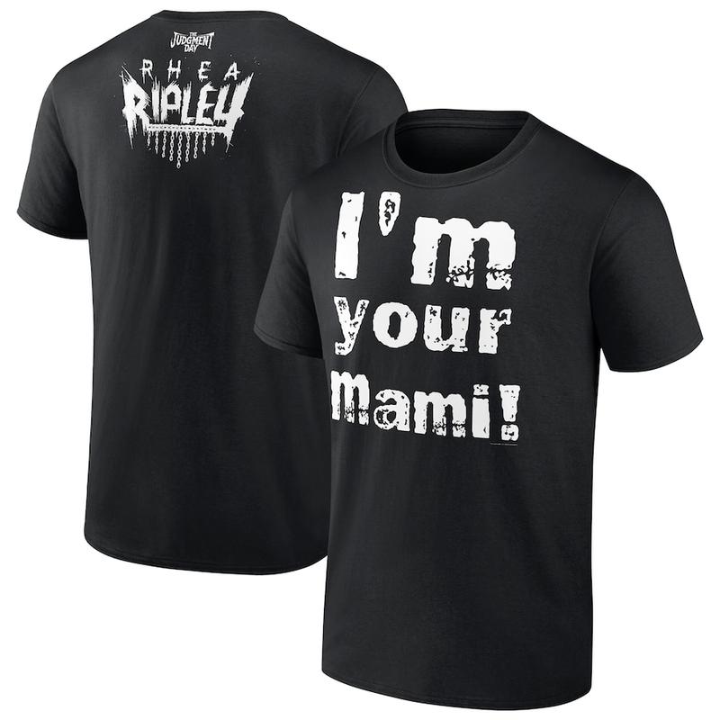 Rhea Ripley I'm Your Mami T-Shirt, Wrestling Tee, WWE Tee, Wrestling Gift, Boxer Tee, Sports Shirt, Gift for Him Gift For Her Shirt Cotton Menswear Top Shortsleeve Streetwear