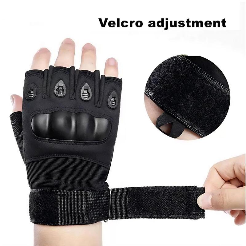 Half Finger Sports Gloves, 1 Pair Outdoor Tactical Gloves, Breathable Non-slip Gloves for Outdoor Sports, Fitness Gloves for Men & Women