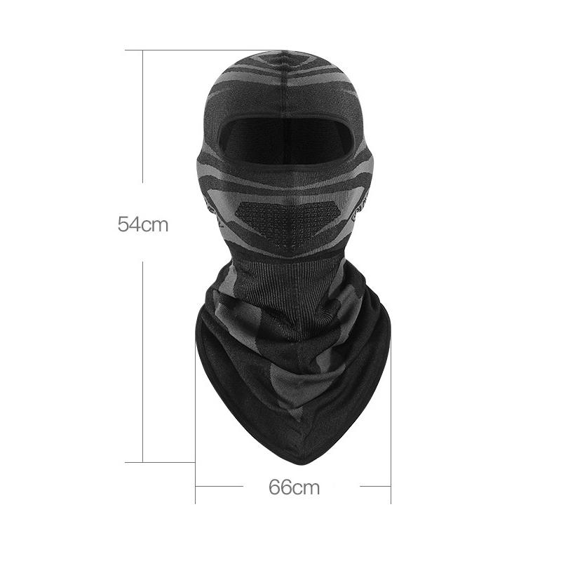 Breathable Winter Balaclava, Windproof Motorcycle Face Mask Cycling Warmer Neck Gaiter Outdoor Sports(2Pcs)